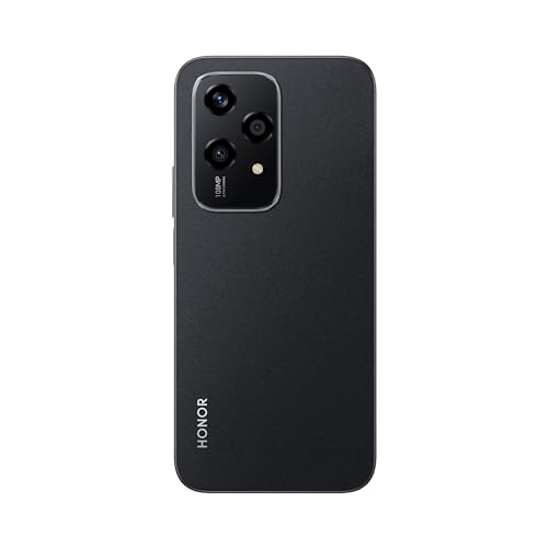 HONOR 200 Lite, 5G Dual SIM, 8GB RAM + 256GB ROM, 6,7” Anti-Drop AMOLED Display, 108MP Triple Rear Camera, Midnight Black - UAE Version, 1 Year Official Warranty