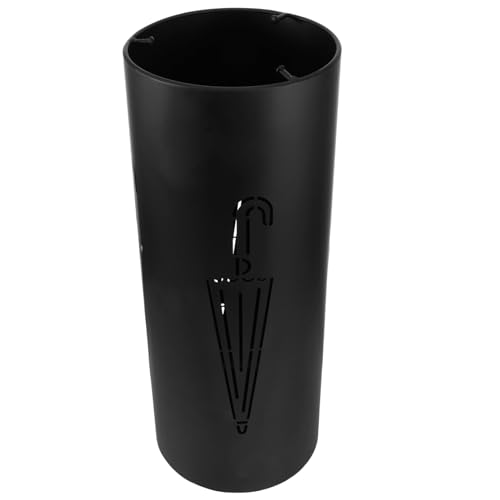 Porte-parapluies fer rond noir pour stopper l'eau dans l'entrée