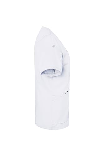 Karlowsky Kurzarm Damenkasack Essential - aus nachhaltigem Material - 65% GRS Certified Recycled Polyester/35% Conventional Cotton - weiß - Größe 38 – Bild 4