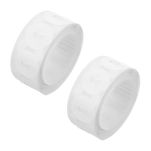 500Pcs Self Adhesive Hole Reinforcement Labels PVC Protectors for Punched Holes Binder Repair Stickers for Document Protection