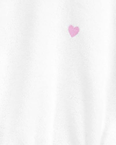 Carter's Girls' Terry Swim Cover Up (White/Purple, 3T)3