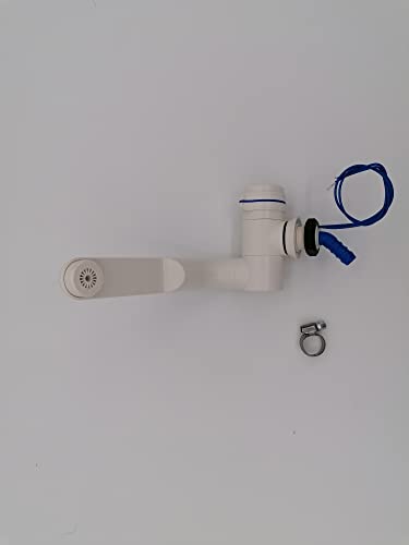 CR-MOESANCO® Automatischer Wasserhahn für Wohnwagen, 12 V, für Wohnmobil, Waschbecken, Boot (weiß)