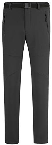 AbelWay Women's Outdoor Mountain Waterproof Windproof Fleece Ski Snow Pants Hiking Trousers