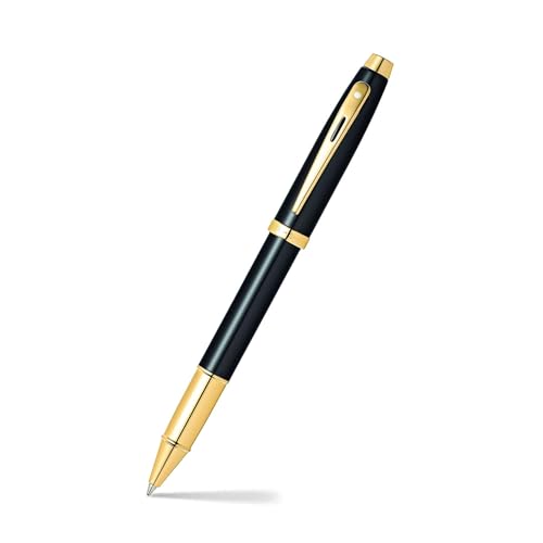 Stylo à bille roulante Sheaffer 100 encre gel noir et or, le cadeau idéal pour marquer les esprits
