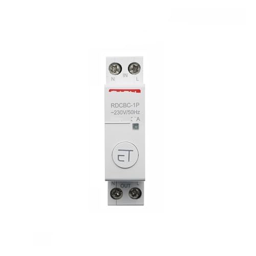 Disyuntor RDBCB con interruptor temporizador inteligente relé y control remoto por voz de 32A blanco