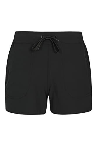 Mountain Warehouse Bañadores Largos elásticos para Mujer - Pantalones Cortos de baño Ligeros, elásticos, de Verano, Secado rápido - para Nadar, Piscina, Buceo Negro 36