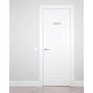 AuldHome Design Cast Iron Garage/Utility Signs (Set of 2); Black and White Rustic Room Signs AuldHome Design Cast Iron GarageUtility Signs Set of 2 Black and White Rustic Room Signs