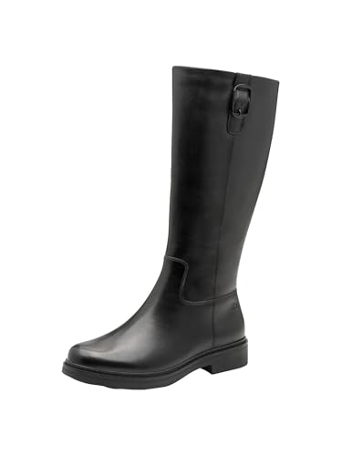 Bottes hauteur genou Tamaris Comfort en cuir premium aux finitions soignées pour femme