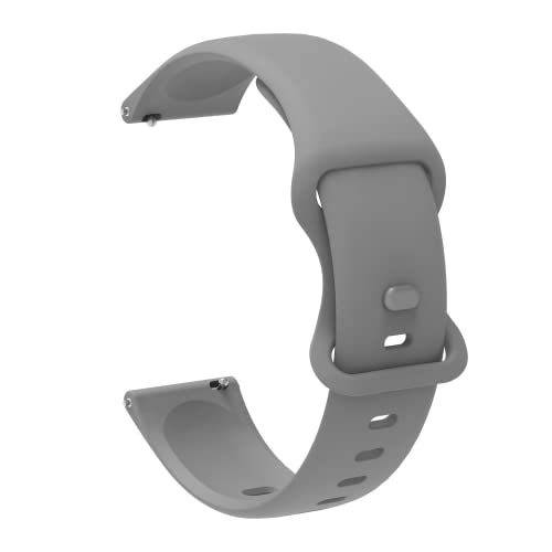 Image of 20mm Soft Silicone Nato Strap Replacement Belt Band For Fastrack Reflex Vybe Smart Watch Straps [ Not for any Other Model]