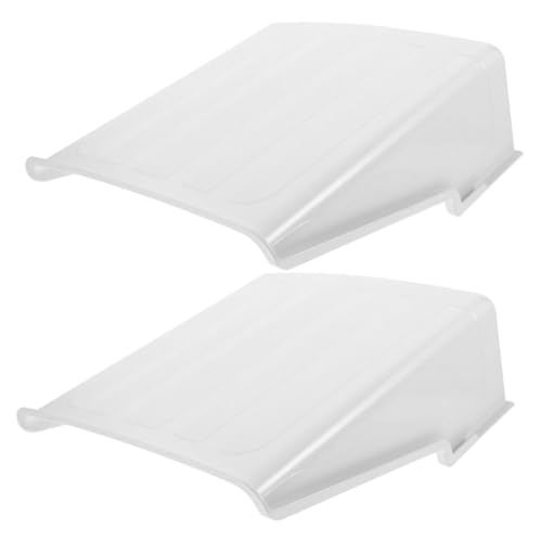 Funda para cámara de seguridad exterior de alta resistencia plástica acabado limpio blanco 2 juegos
