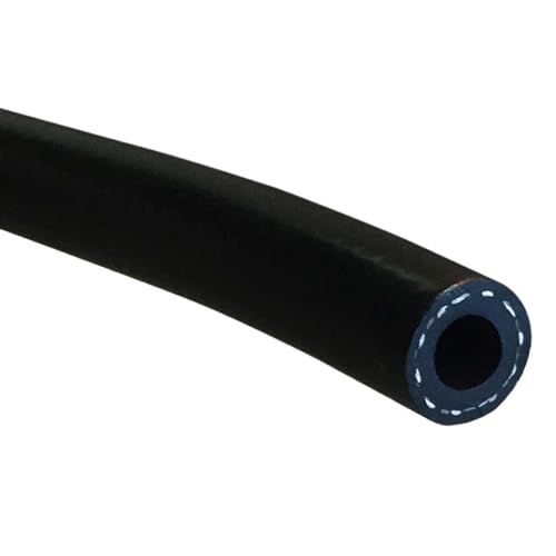 flexiable rubber Reinforced Fuel Diesel Line Automobiles gas Hose Tube Line Petrol Pipe Oil Supply Styling 100cm 6mm 1/4 inch I.D 8mm 5/16 inch I.D drain elastic (Color : 8mm x 13mm)