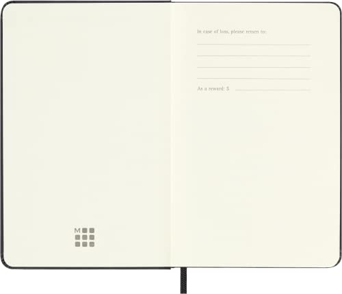 Moleskine 2024 Horizontal Weekly Planner, 12M, Pocket, Black, Hard Cover (3.5 X 5.5) #TOP2