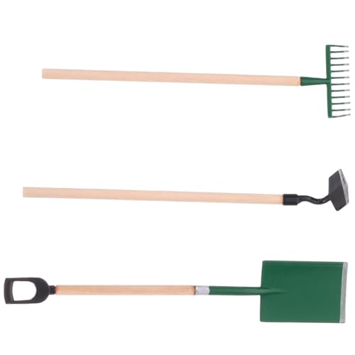 VICASKY Miniature Gardening Tools Set Toddler-Friendly Spade Rake Hoe for Boys and Girls Play