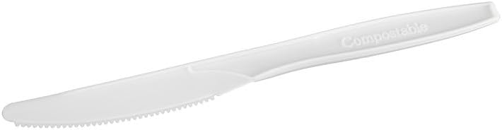 Miniatura 3 de NatureZway Pro presenta 50 tenedores desechables de bambú envueltos individualmente calidad de restaurante, a base de plantas, resistentes, eleva tu