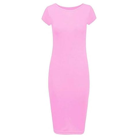 FAIRY TRENDZ Bodycon Midi Dress with Cape Sleeves Cover