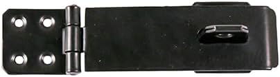 Safety Pattern Hasp & Staple - Black (Size 4 1/2" - 1 Each)