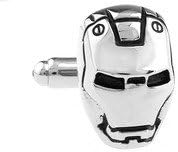 Somchai Collection : Superhero Wedding Party Groom Shirt Square Dc Marvel Iron Man Cufflinks