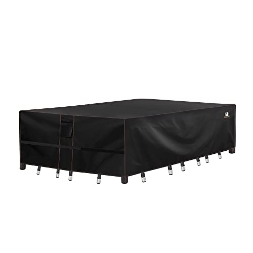 SUPJOYES Housse imperméable pour meubles de jardin - Housse rectangulaire - 274 x 208 x 71 cm Cover