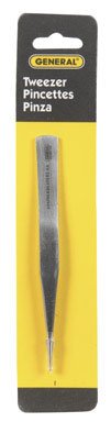 General 401AA - Pinzas de punta biselada (acero inoxidable, 12,7 cm)