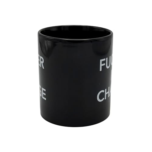 Island Dogs Taza Gigante Divertida Negra 'In Charge' miniatura 3