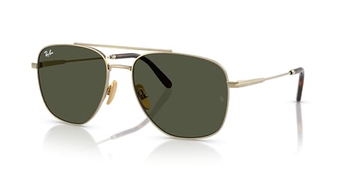 Image of Ray-Ban Unisex Rb8097 William Titanium Square Sunglasses