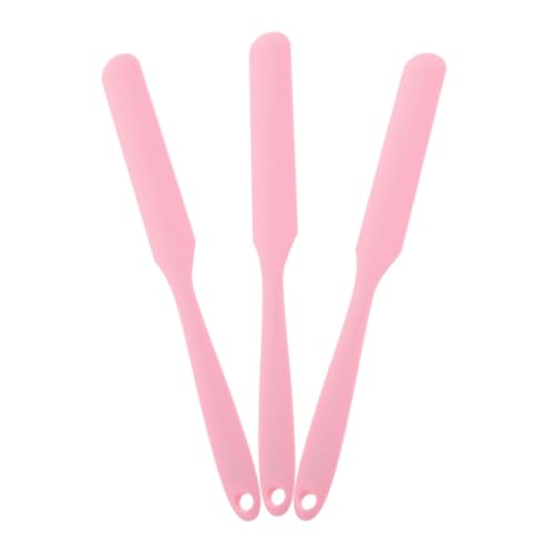 TOVINANNA Hair Removal Wax Applicator 3pcs Silicone Non-stick Waxing Sticks Reusable Waxing Rods for Women