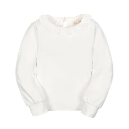 Image of Hope & Henry Girls' Peter Pan Mix Media Top