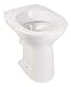 Spülrandloses Stand-WC aquaSu mit 6 cm Erhöhung für Senioren