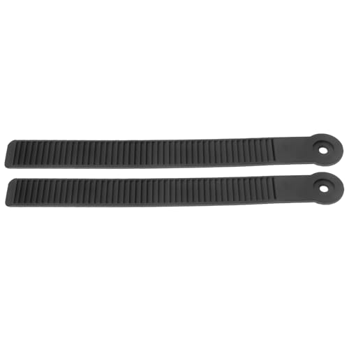 BESTonZON 2 Pcs Snowboard Binding Straps with Screws Durable Roller Skate Replacement Parts Versatile Buckle for Skating Shoes Lightweight and Portable Design for Ski Resorts and Rinks