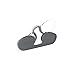 Nooz - Armless Reading Glasses - Grey +2 Rectangular - Wherever you go