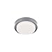 Kuzco Lighting EC44505-GY Bailey - 15W LED Outdoor Flush Mount-1.5 Inches Tall and 5.88 Inches Wide, Finish Color: Gray