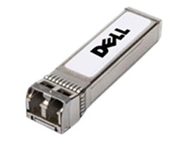 Image of Dell - SFP+ transceiver module - 10 GigE, 10Gb Fibre Channel - 10GBase-SR - 2 ports - LC - up to 500 m - for EqualLogic FS7610, PowerEdge T130, PowerEdge R230, R430, R440, R540, R740, R830, R940
