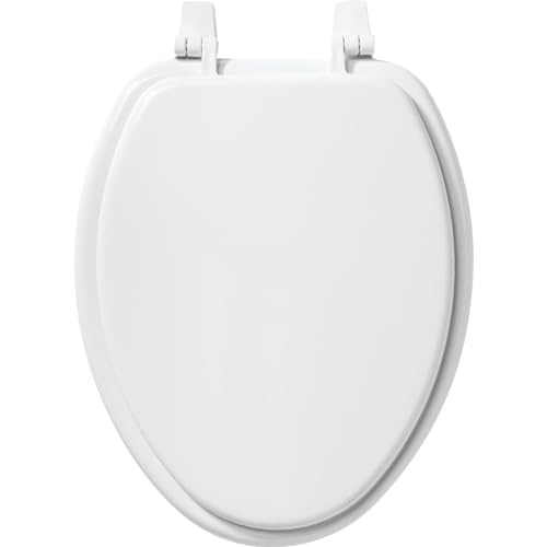 Bemis 166TT 000 Elongated Toilet Seat, White Molded Wood - Quantity 1