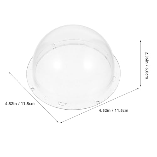 Protector de cámara de vigilancia transparente para evitar lentes mojadas 2
