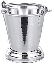 ScentRose Stainless Steel Mini Bucket Balti for Serving Daal, Vegetable Raita | Standard | Made in India