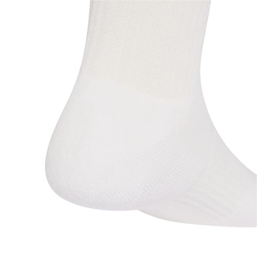 adidas Unisex 3Stripes Cushioned Sportswear Crew Socks 3 Pair Pack Socks, white/Solar Purple/crew yellow/Pure Turbo, S – Ansicht 2