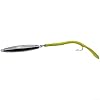 Eel Style Fishing Lure for Offshore Use with Long Cast Advantage PVC Tin Durability and Single Hook for Shore and Boat Fishing (Green) #3