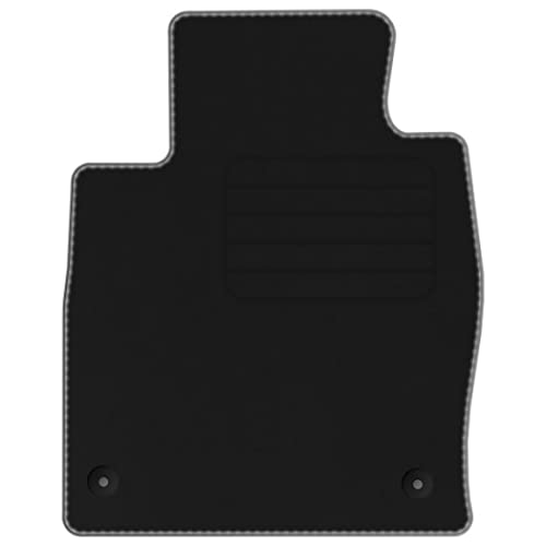 Alfombrilla de terciopelo para Nissan Juke II 2019 Basic LP con fijaciones redondas