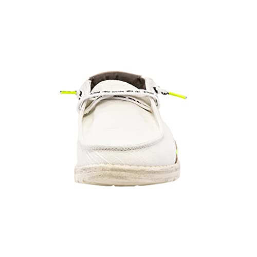 Image of HEYDUDE Women's Wendy Washed Canvas | Women's Shoes | Women's Lace Up Loafers | Comfortable & Light-Weight