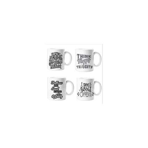 Star Online Set of 4 Slogan Mugs Cover