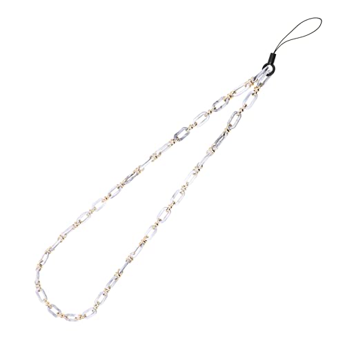 PartyKindom neck mobile phone chain Phone Neck Lanyard Beaded Phone Charm phone wrist lanyard cell phone wrist strap Cellphone Lanyard Anti- lost Phone Lanyard Neck Type Acrylic pendant long