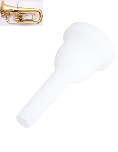 ZLXHDL Tuba Mouthpiece, ABS Plastic Mt‑20 Tuba Mouthpiece 3.93 x 1.96 x 1.96 inch Playing Replacement Suitable for midrange Trombone Mouthpiece