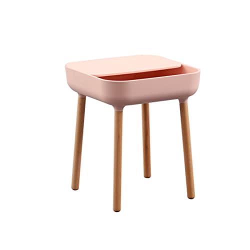 SECFIT Coffee Table Mesa Auxiliar Minimalista Moderna, Mesa Auxiliar nórdica Creativa para sofá con Patas de Madera, mesita de Noche de café para sofá y Cama Mesa de Café