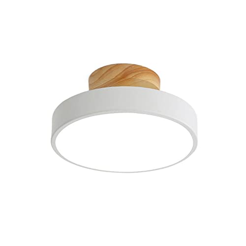 Plafonnier rond à LED MOCHAMIK en fer style nordique