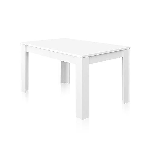 Table de salle à manger blanche design extensible Kendra Artik - 8