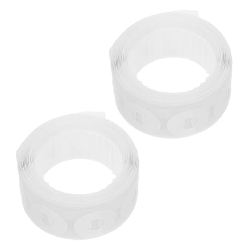 SHINEOFI 500Pcs Protector Stickers Self Adhesive Reinforcement Ring Labels for Binder Repair PVC Page Repair Stickers for Office School Crafts