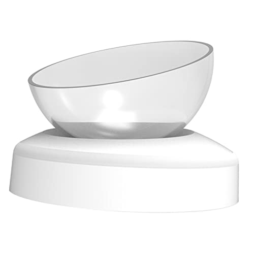 BESPORTBLE 1個 ペットボウル 猫ボウル こぼれる 水犬ボウル 犬用こぼれ水ボウル 犬用の水入れ 犬用ウォーターボウルディスペンサー 犬用ボウル 猫フィーダー ペット用品 プラスチック 白い