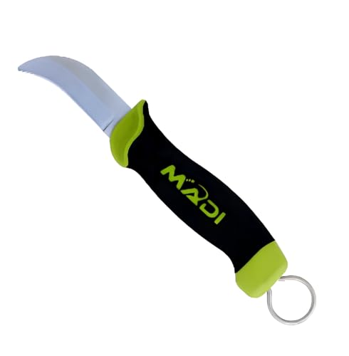 MADI Fixed Blade Skinning Knife – Blunted Utility Blade for Linemen, Electrical & Utility Work - FBSK-3B by MADI - Image 3