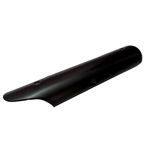 Image of EAZ Sliencer Plate Cover for Royal Enfield Classic Standard Electra (Black, BS6)