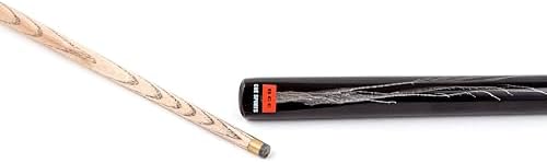 BCE Two Piece Ash Snooker Pool Cue with Case